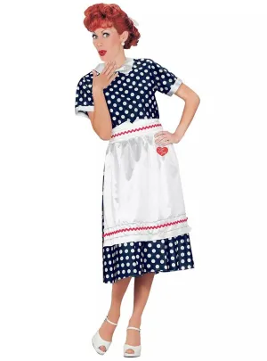Classic I Love Lucy Womens Fancy Dress Costume