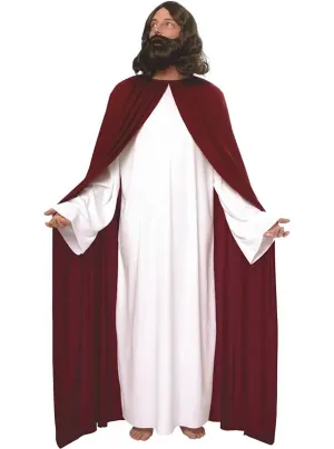 Classic Jesus Mens Costume with Red Robe