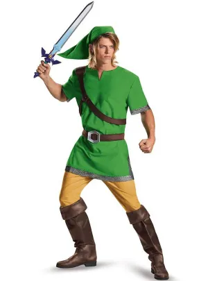Classic Legend of Zelda Mens Link Dress Up Costume