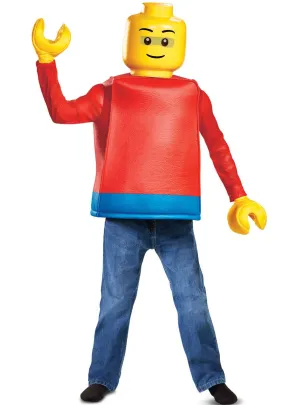 Classic Lego Guy Boys Book Week Costume