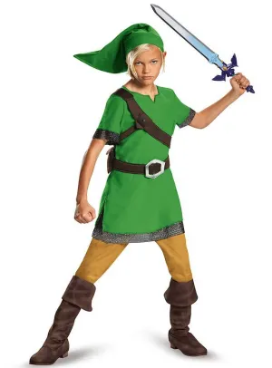 Classic Link Legend of Zelda Boys Book Week Costume
