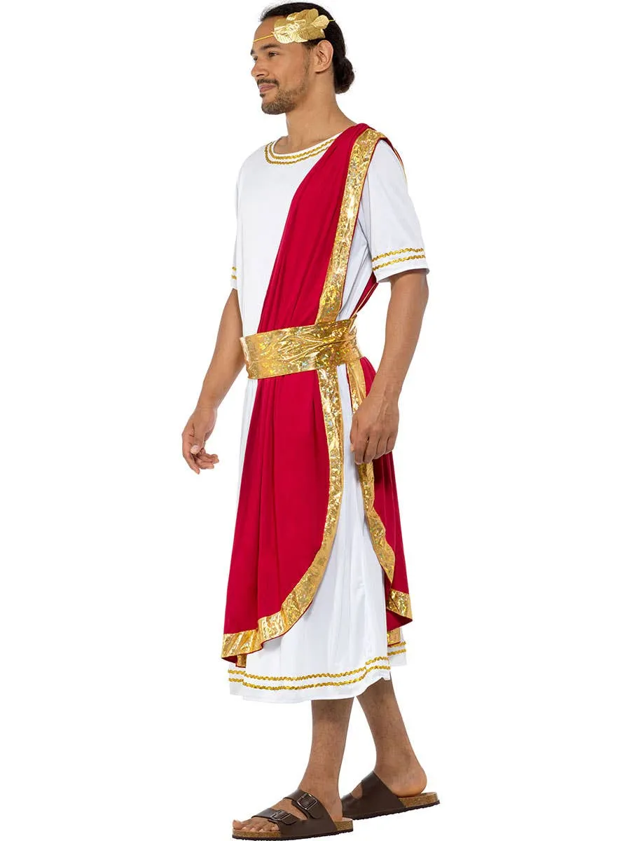 Classic Mens Roman Emperor Toga Costume