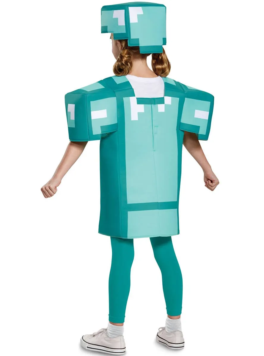 Classic Minecraft Diamond Armour Kids Book Week Costume
