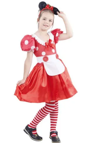 Classic Minnie Mouse Girls Book Week Costume