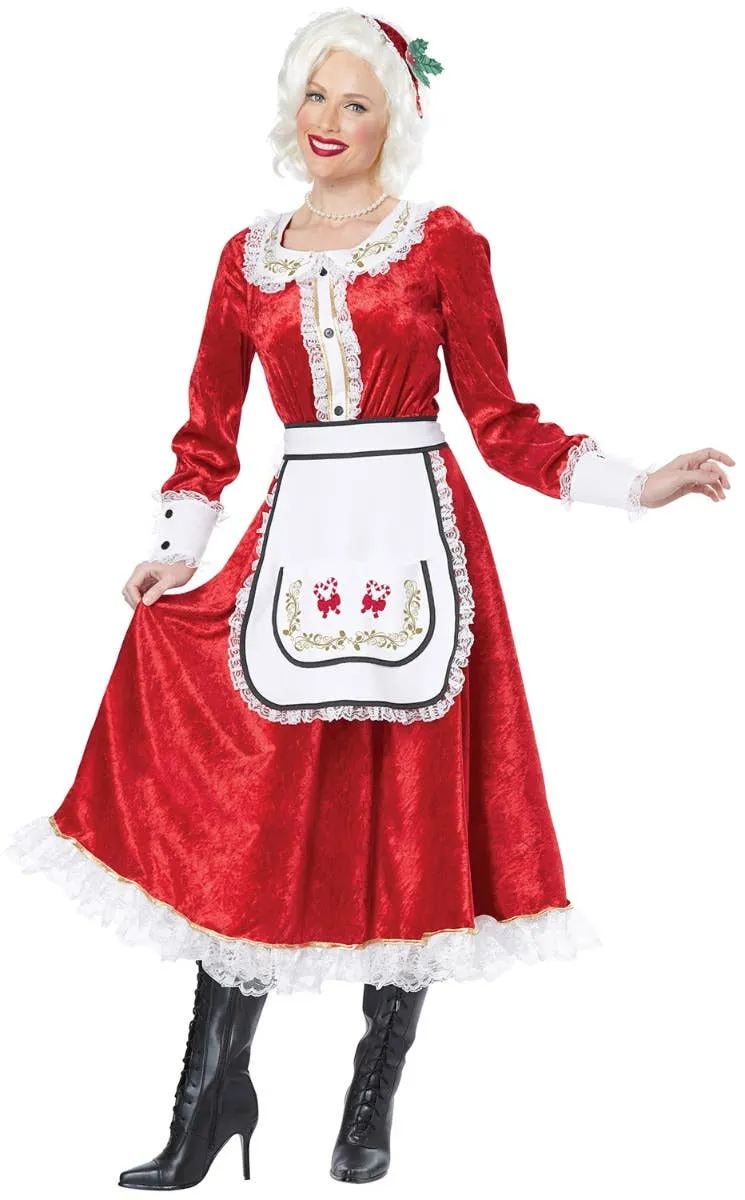 Classic Mrs Claus Womens Christmas Costume