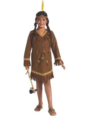 Classic Native American Girls Fancy Dress Costume
