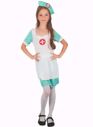 Classic Nurse Girls Dress Up Costume