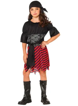 Classic Pirate Girls Dress Up Costume