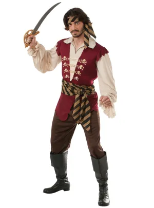 Classic Pirate Raider Mens Costume