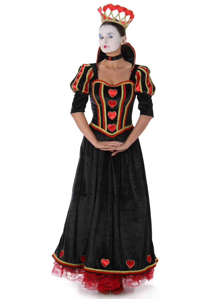 Classic Plus Size Womens Queen Of Hearts Costume Dress