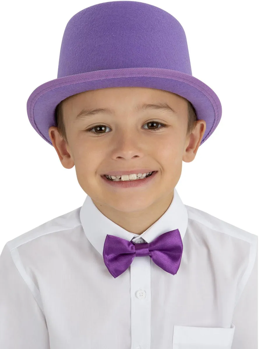 Classic Purple Kids Top Hat