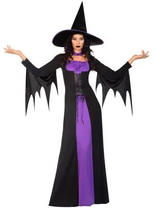 Classic Purple Witch Womens Halloween Costume