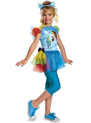 Classic Rainbow Dash Girls My Little Pony Costume