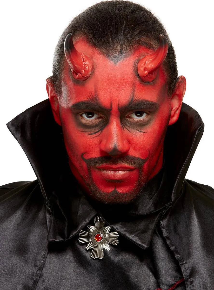 Classic Red and Black Devil Halloween Makeup Kit