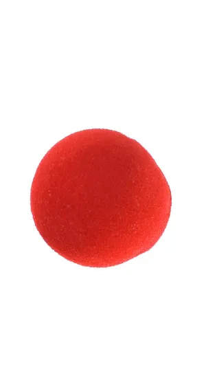 Classic Red Foam  Clown Nose Costume Accessory