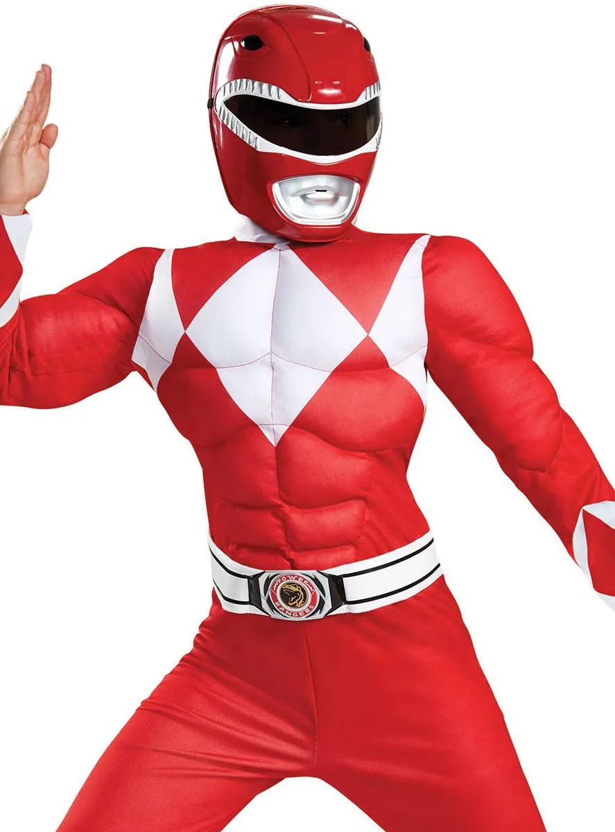 Classic Red Power Ranger Boys Book Week Costume
