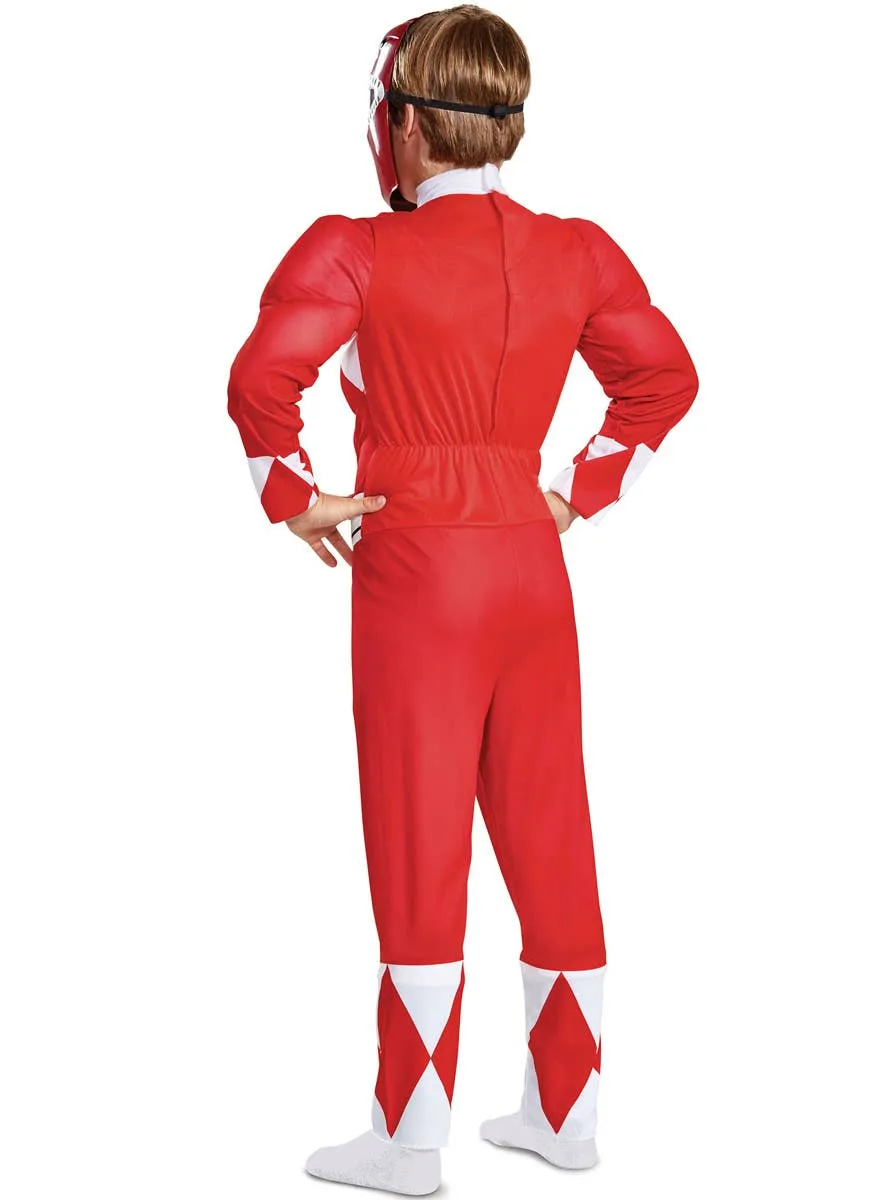 Classic Red Power Ranger Boys Book Week Costume