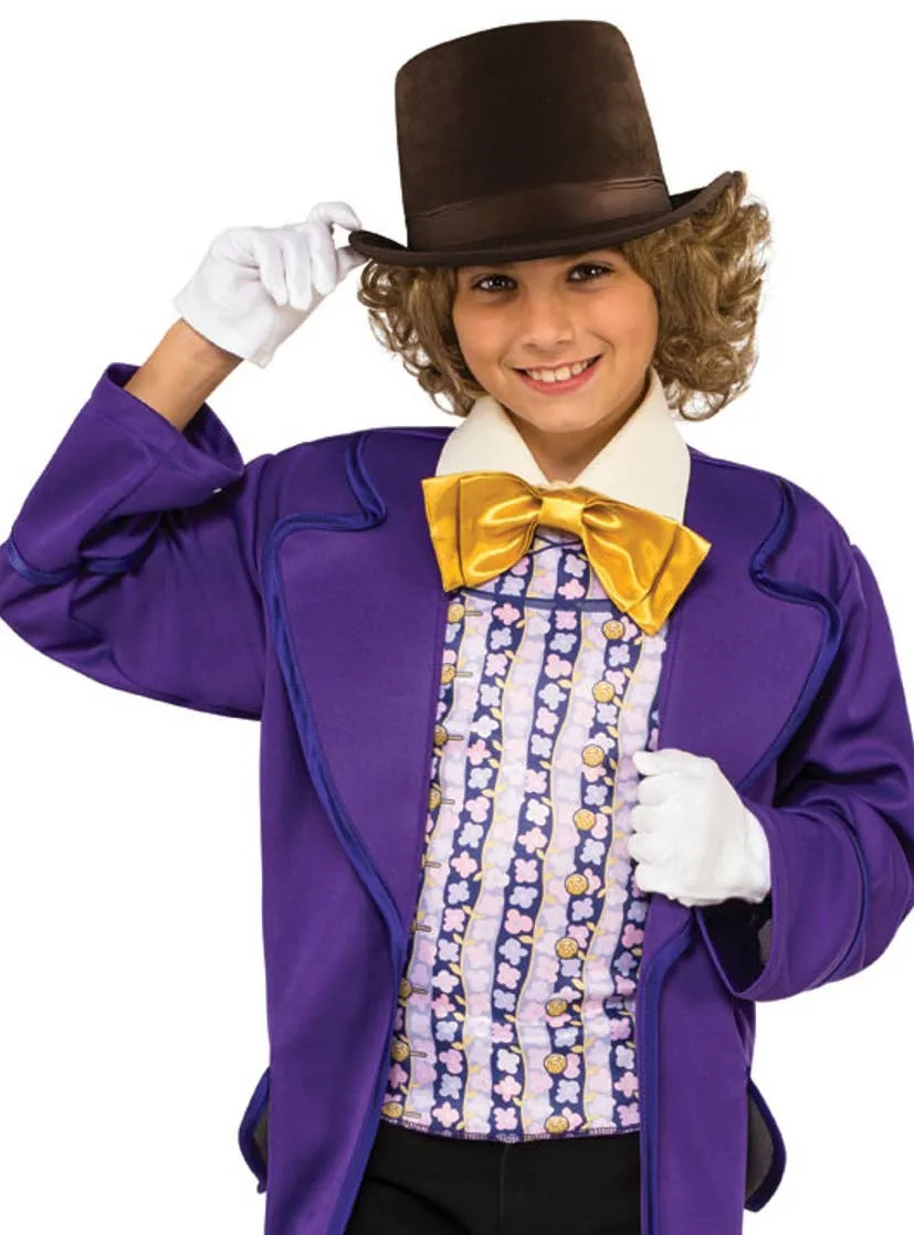 Classic Roald Dahl Willy Wonka Boys Book Week Costume