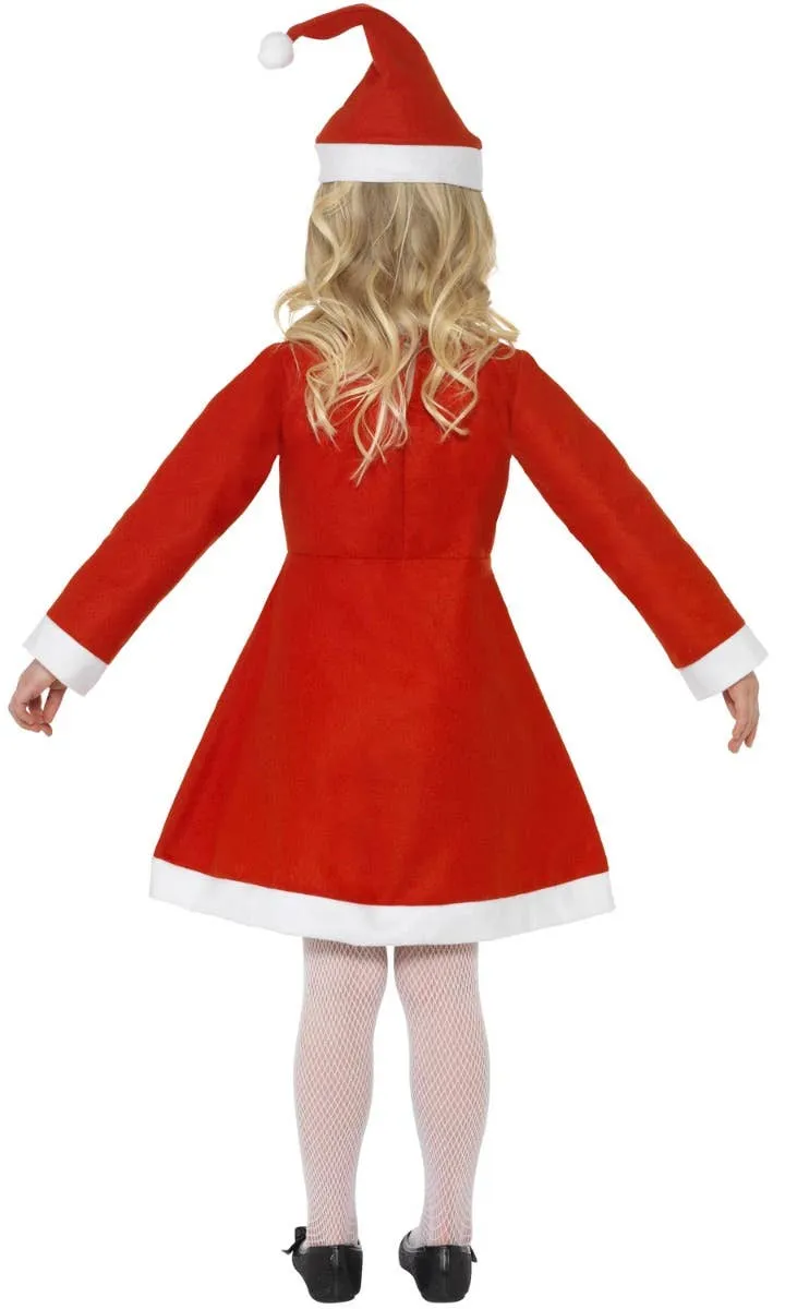 Classic Santa Girls Fancy Dress Christmas Costume
