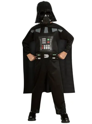 Classic Star Wars Darth Vader Boys Fancy Dress Costume