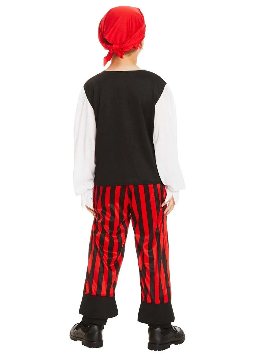 Classic Striped Pirate Boys Dress Up Costume