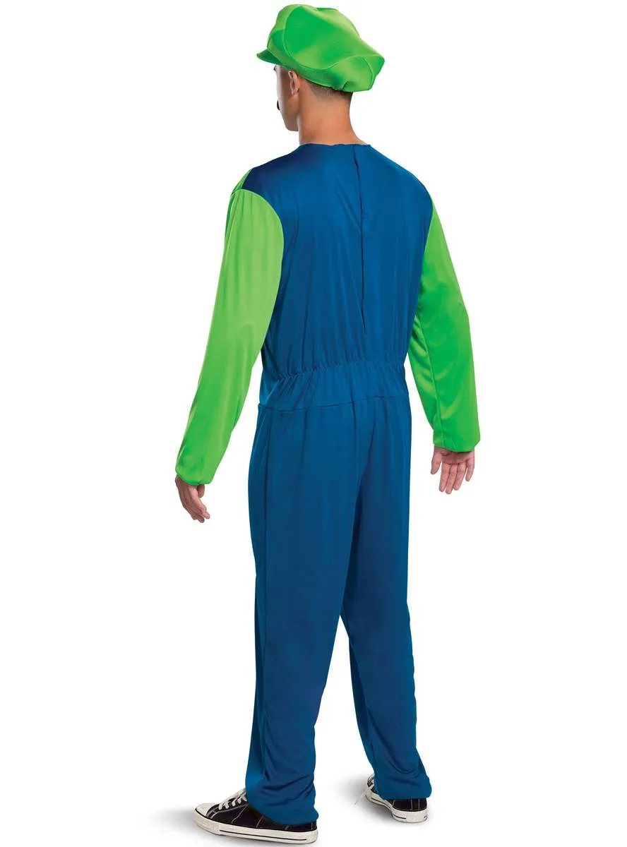 Classic Super Mario Mens Luigi Dress Up Costume