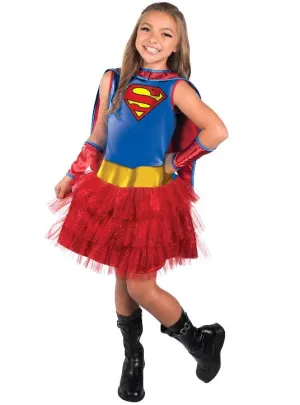Classic Supergirl Girls Superhero Tutu Costume