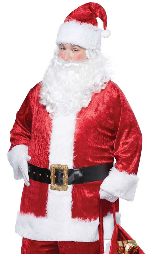 Classic Velvet Mens Christmas Santa Suit
