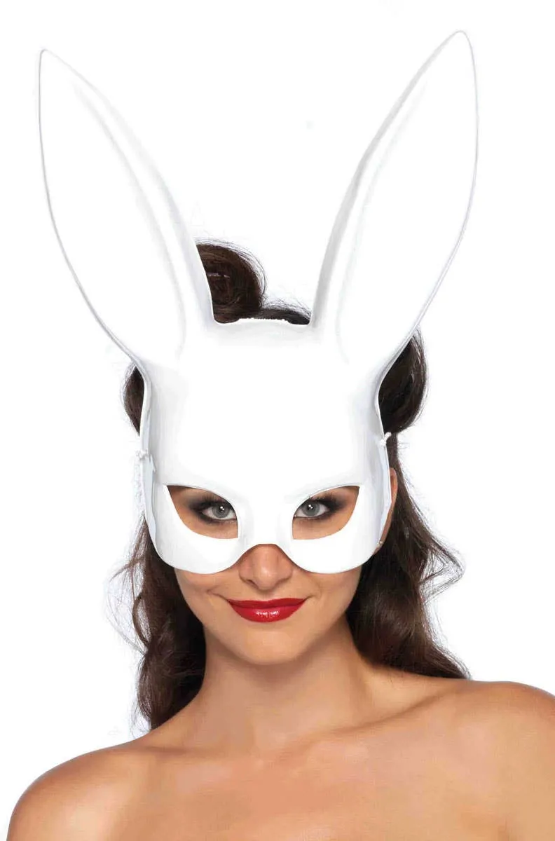 Classic White Bunny Adults Costume Mask
