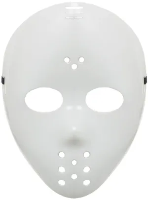 Classic White Jason Style Hockey Mask