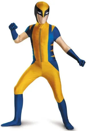Classic Wolverine Boys Second Skin Costume
