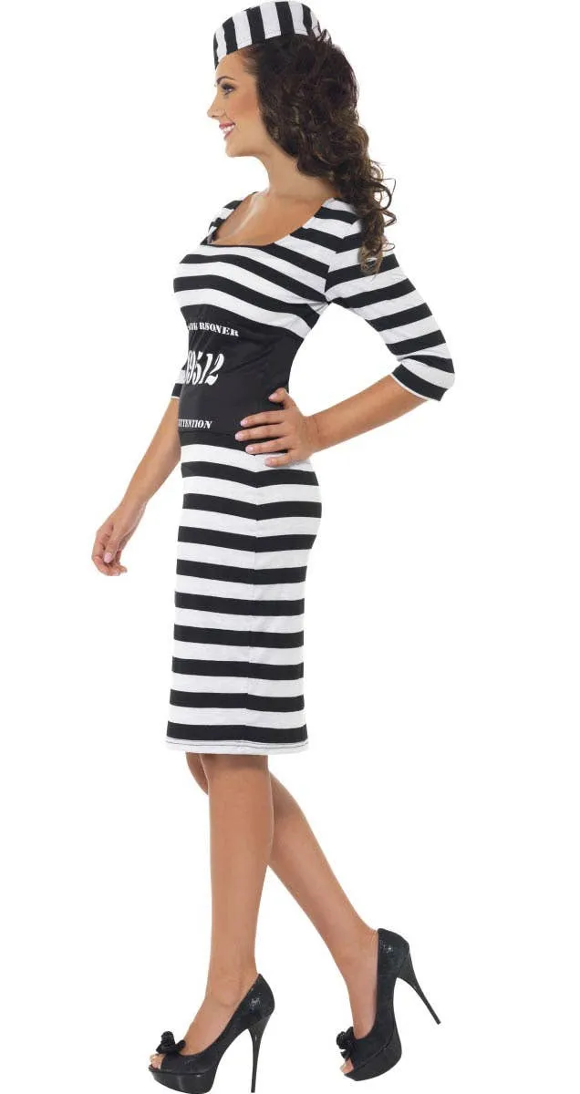 Classy Convict Womens Prisoner Costume
