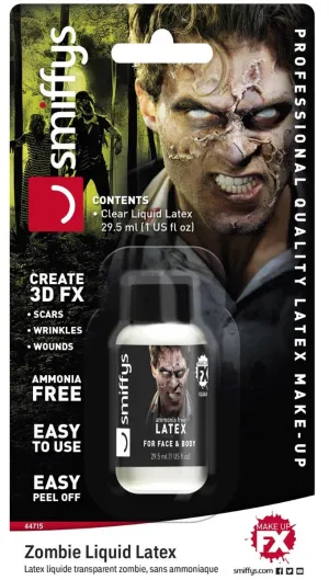 Clear 29ml Zombie Liquid Latex Halloween Makeup