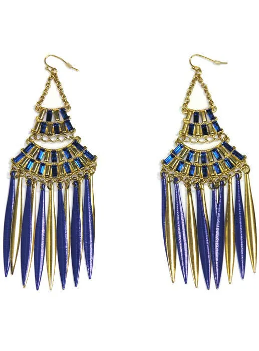 Cleopatra Deluxe Chandelier Earrings