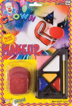 Clown Makeup Kit with Nose