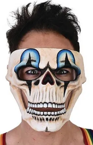 Clown Skull Halloween Costume Mask