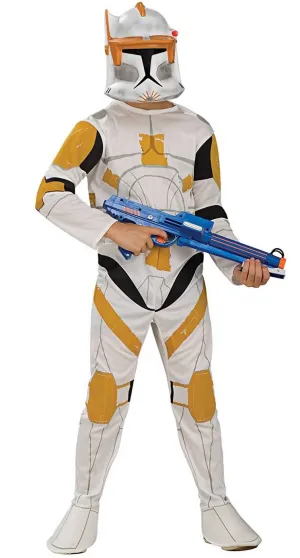 Cody Clone Trooper Commander Deluxe Star Wars Boys Costume