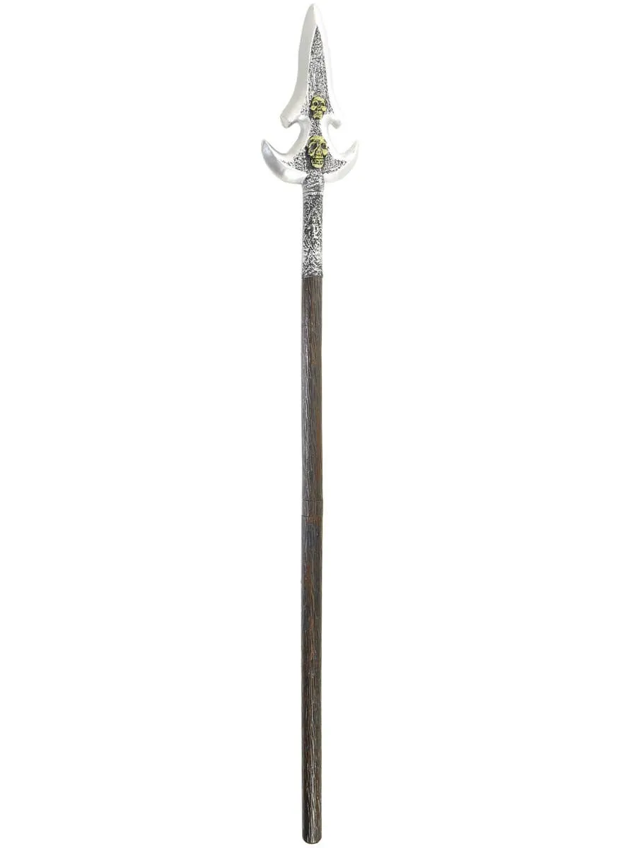 Collapsible 155cm Skull Spear Costume Weapon