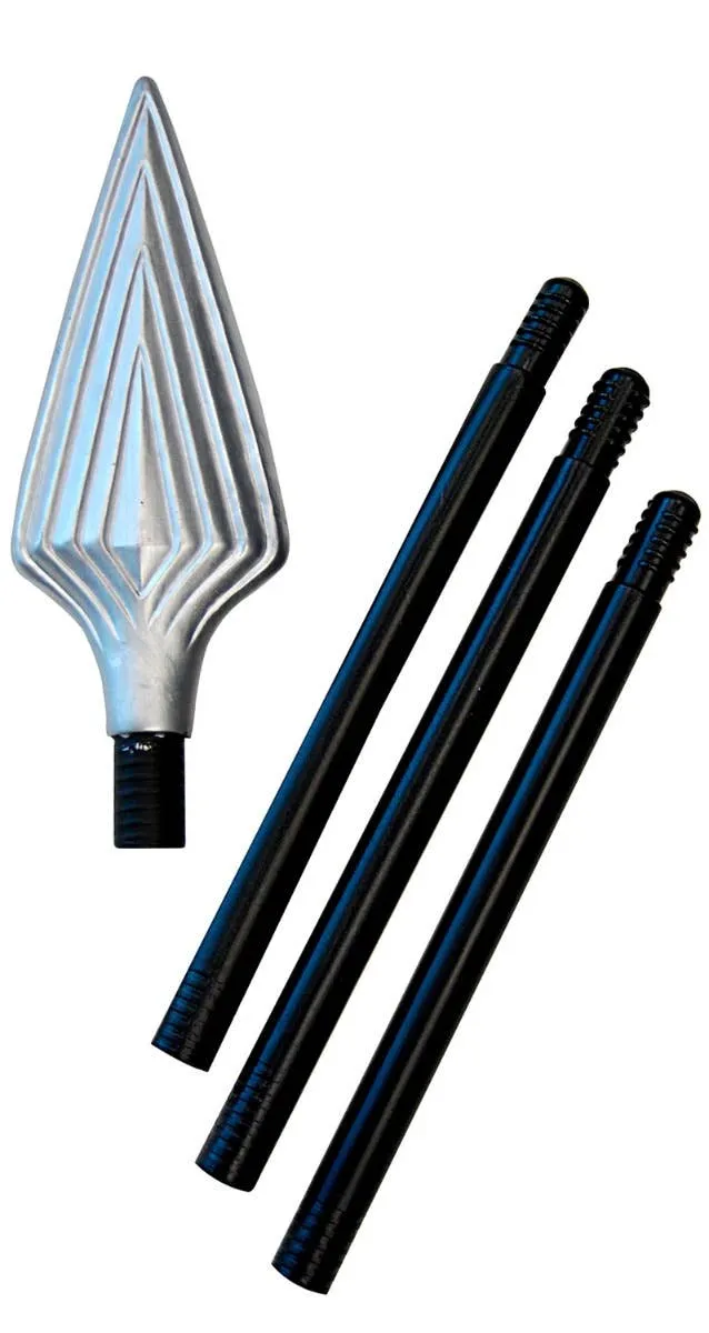 Collapsible Medieval Long Plastic Spear Weapon