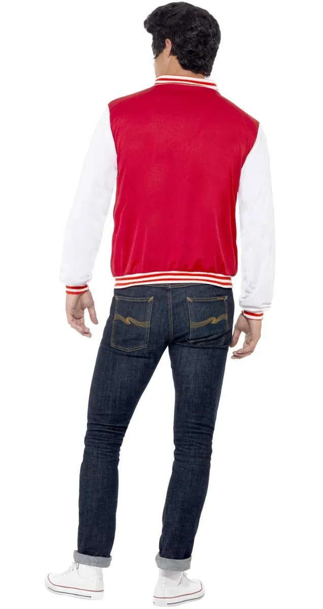 College Jock Letterman Jacket Mens 1950s Costume Jacket