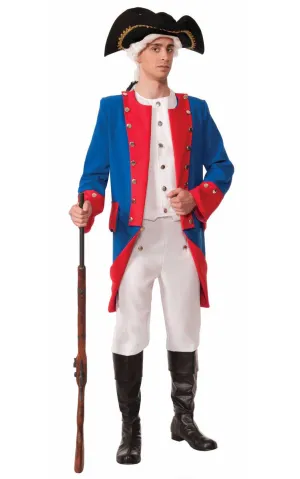 Colonial General Deluxe Mens Military Uniform Costume