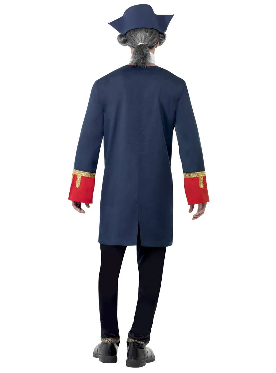 Colonial Navy Commander Mens Fancy Dress Costume