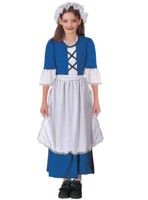 Colonial Village Girl Dress Up Costume