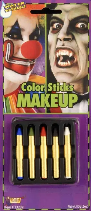 Coloured Make Up Sticks