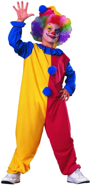Colourful Boys Circus Clown Costume