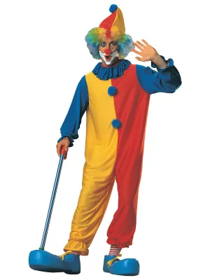 Colourful Classic Mens Circus Clown Costume