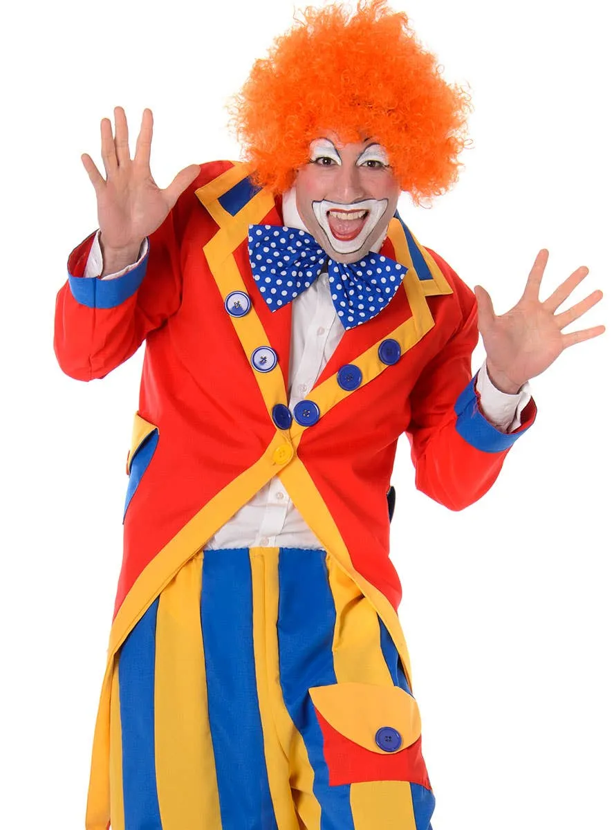 Colourful Clown Mens Fancy Dress Costume