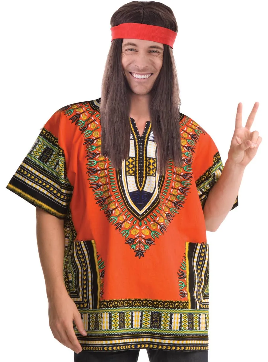 Colourful Dashiki Mens Costume Shirt