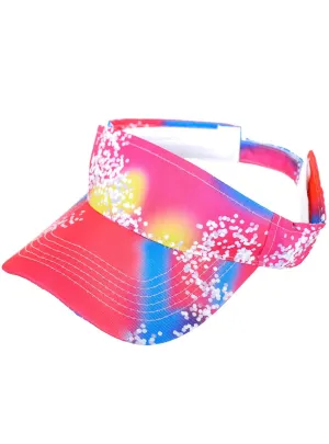 Colourful Retro Barbie Inspired Visor Hat