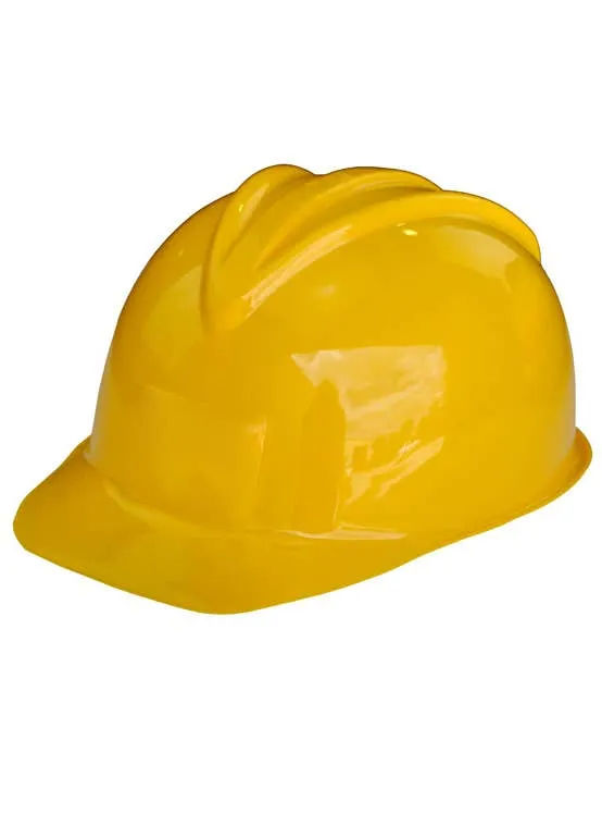 Construction Worker Kids Yellow Costume Hard Hat